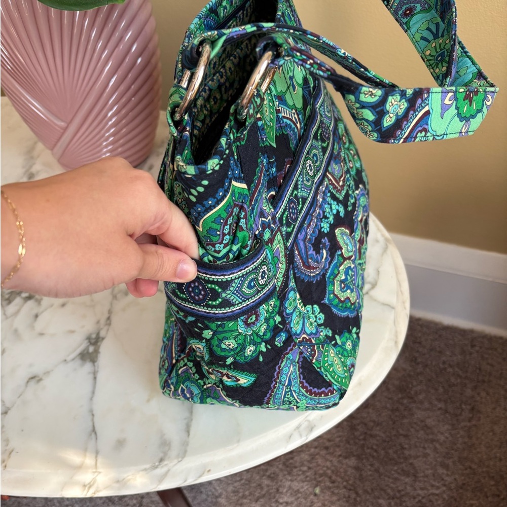 Vera Bradley Stephanie Blue Rhapsody Shoulder Bag - Picture 4 of 9